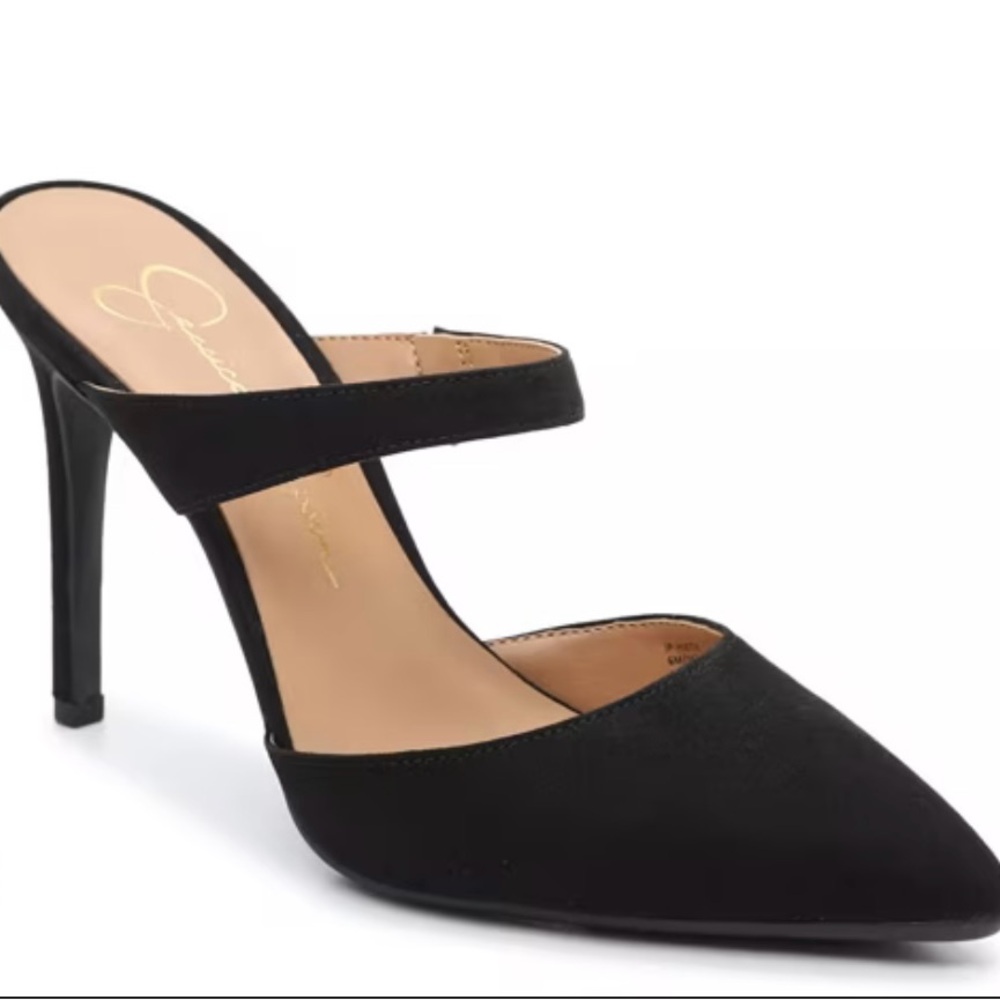 Jessica Simpson Black Stiletto Heels